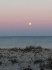 Moon Over the Ocean